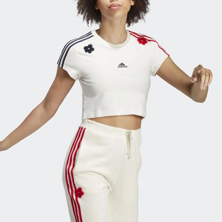 Adidas SS23 Adicolor 70s Retro Series T-Shirts Women's White-2