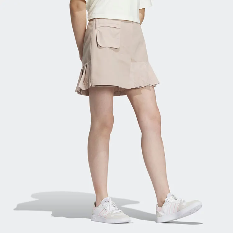 Adidas Casual Short Skirts Women's Pink-4