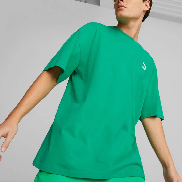 PUMA CLASSICS T Shirts Men Grass Green-2