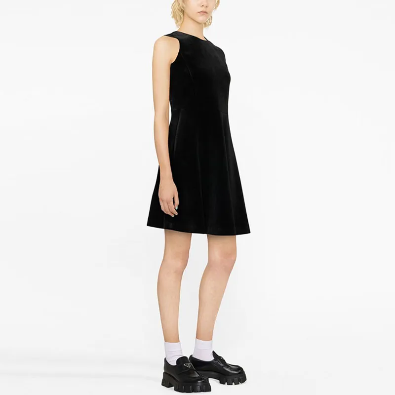EMPORIO ARMANI Sleeveless Dresses Women's Black-2