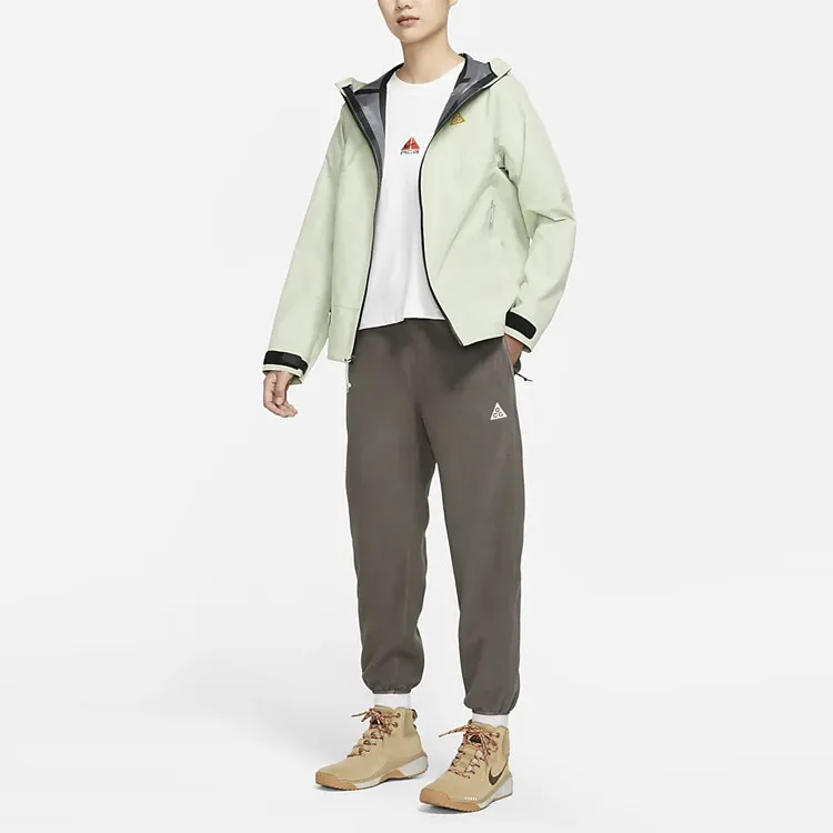 Nike ACG Knitted Sports Pants Women's Iron Stone Color-2