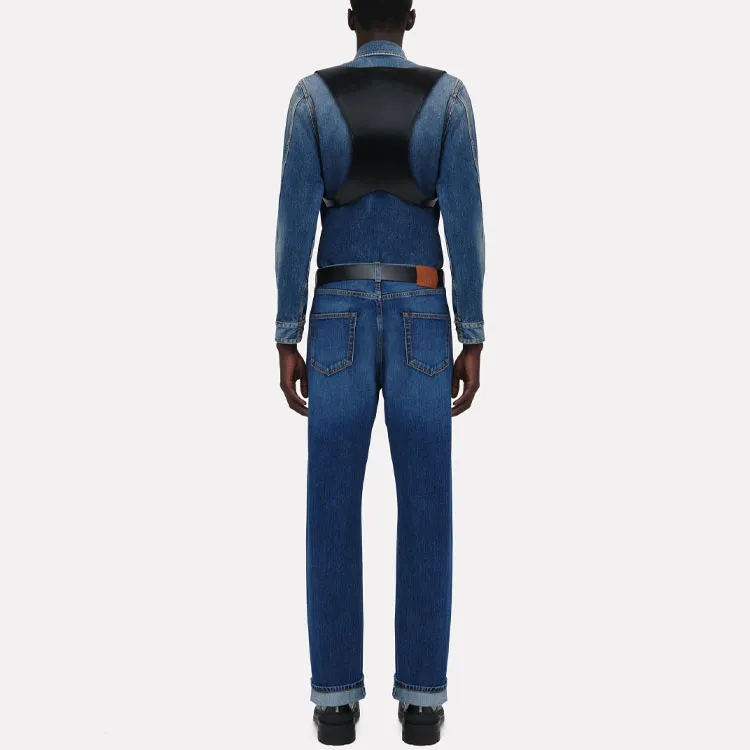 Alexander McQueen Pull over Denim Shirt-1