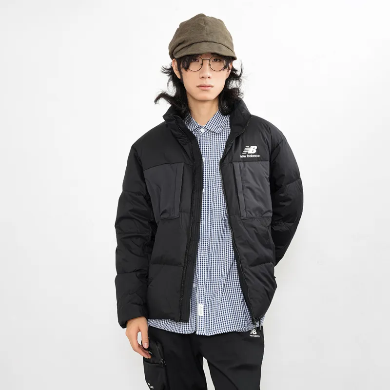 New Balance Down Jackets Unisex Black-5