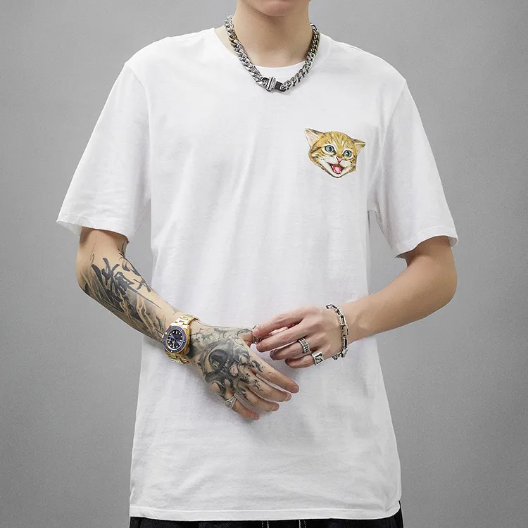 Nike T Shirts Men White-2