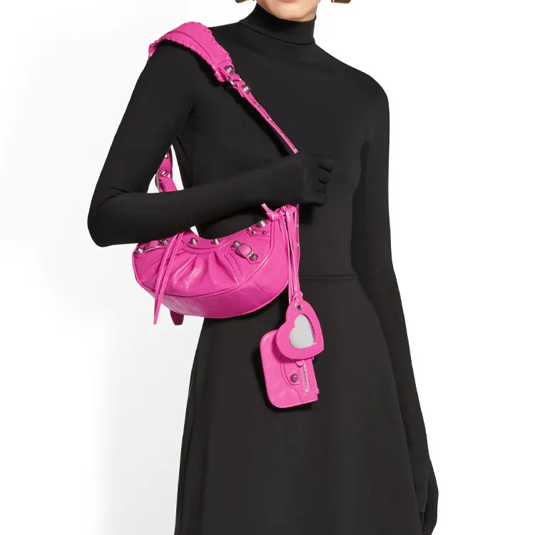 Balenciaga Le Cagole Shoulder Bag Xs Pink-6