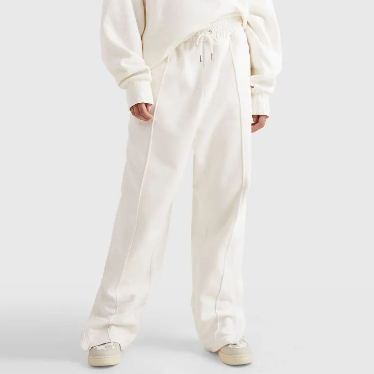 Tommy Hilfiger Knitted Sweatpants Unisex Antique White-1