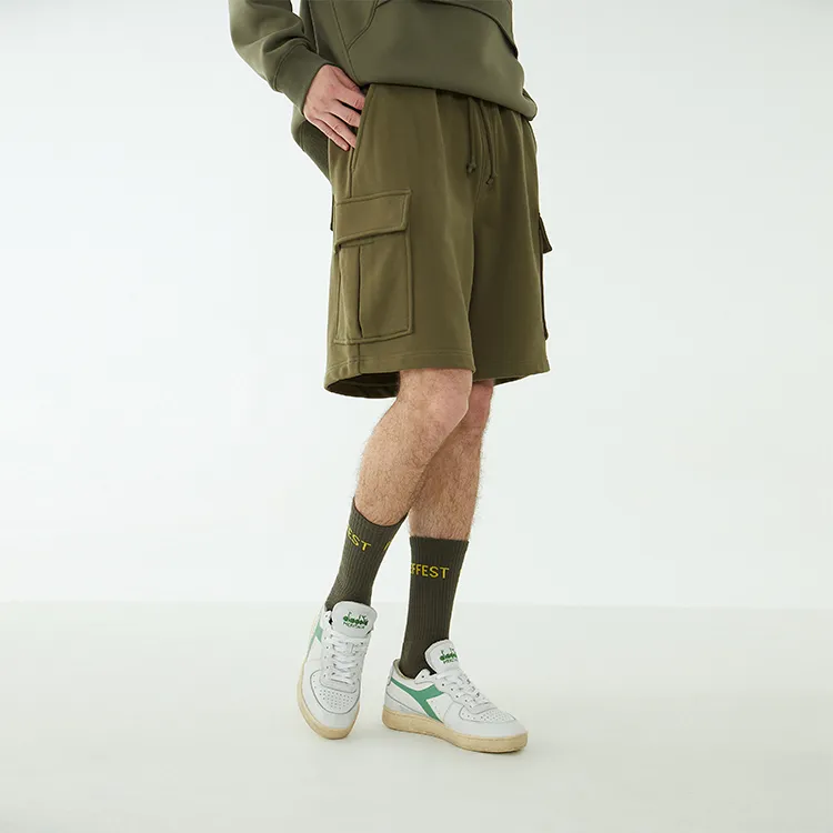 Diadora Loose Fit Shorts Men's Green-3