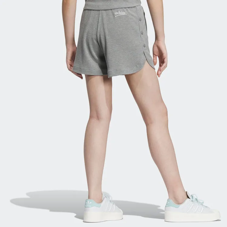 Adidas Originals Casual Shorts Women's Basic Heather Gray-2