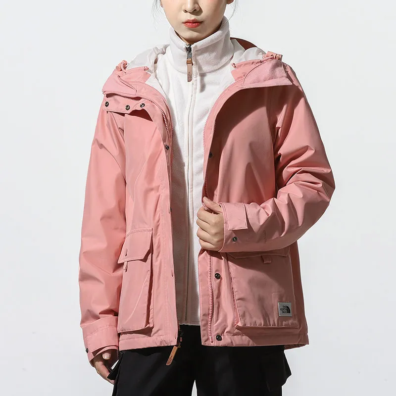 THE NORTH FACE Water-Resistant Windbreaker Jacket Women's Pink-2
