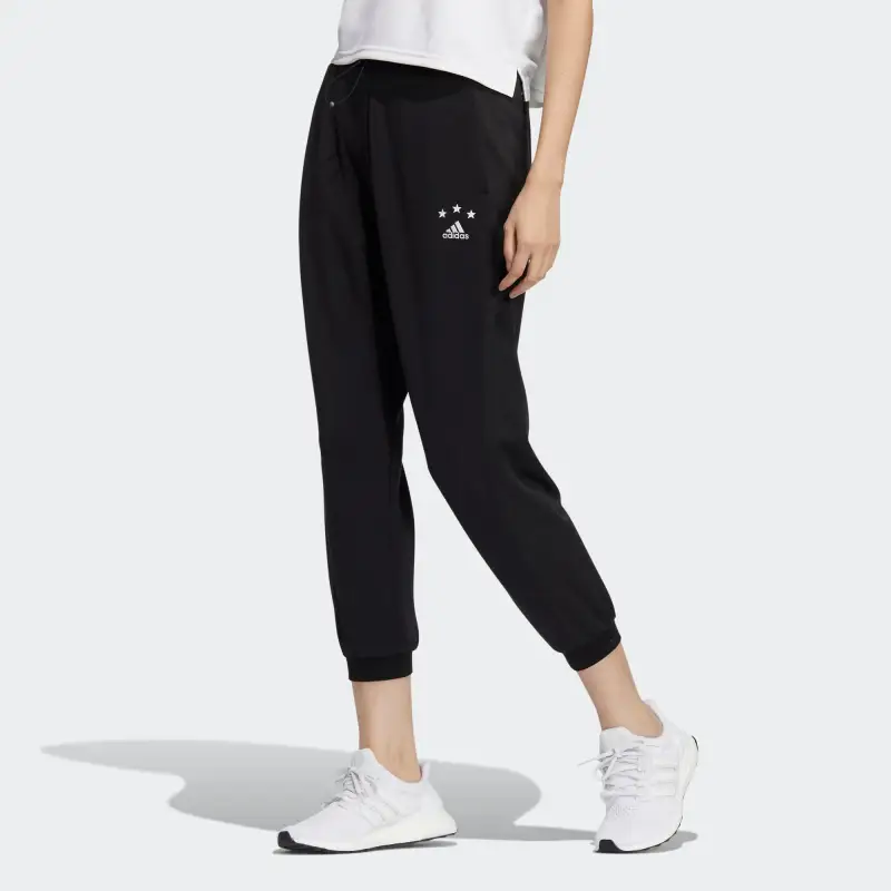 Adidas Knitted Sweatpants Women's Black-1