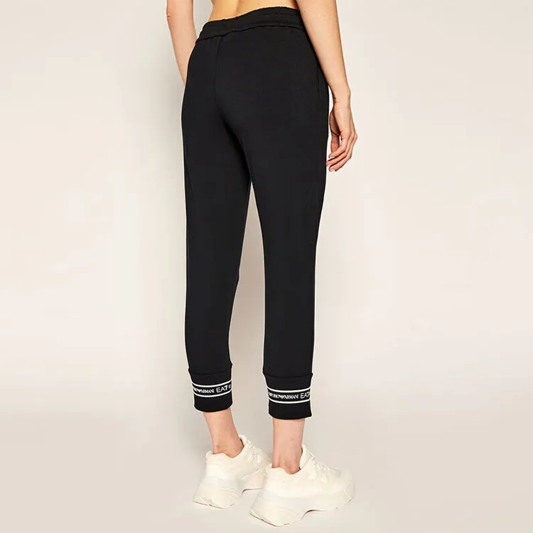 EMPORIO ARMANI EA7 Casual Pants Women's White Black-2