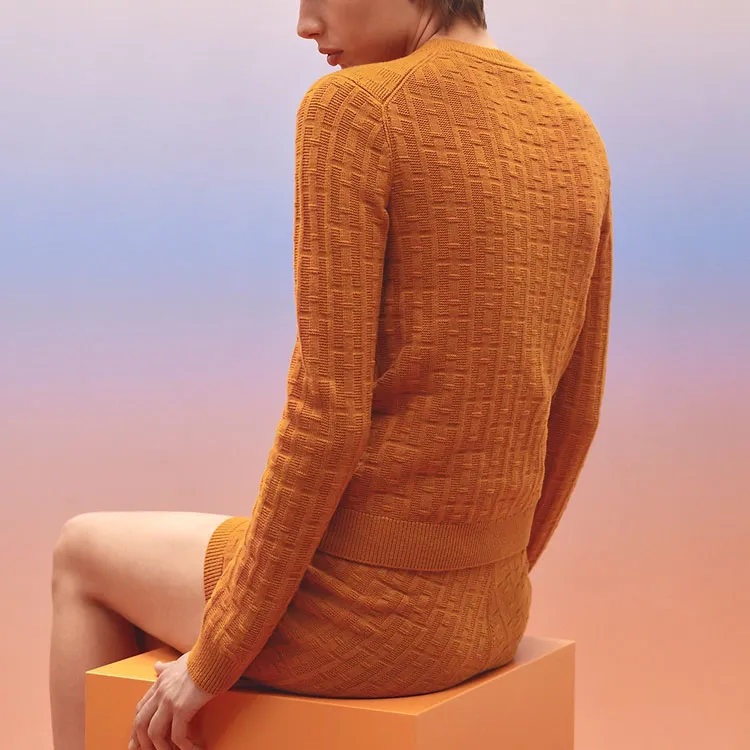 HERMES SS23 Sweaters Women's Orange-3