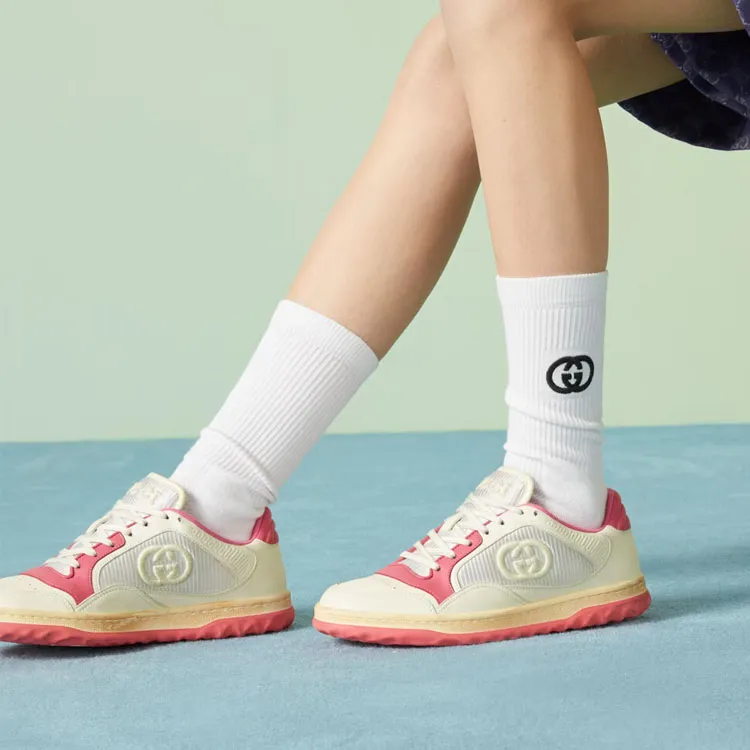 GUCCI Interlocking G Stretched Ankle Socks-2