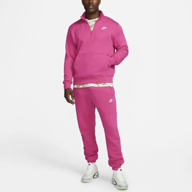 Nike Knitted Sweatpants Men Pink-4