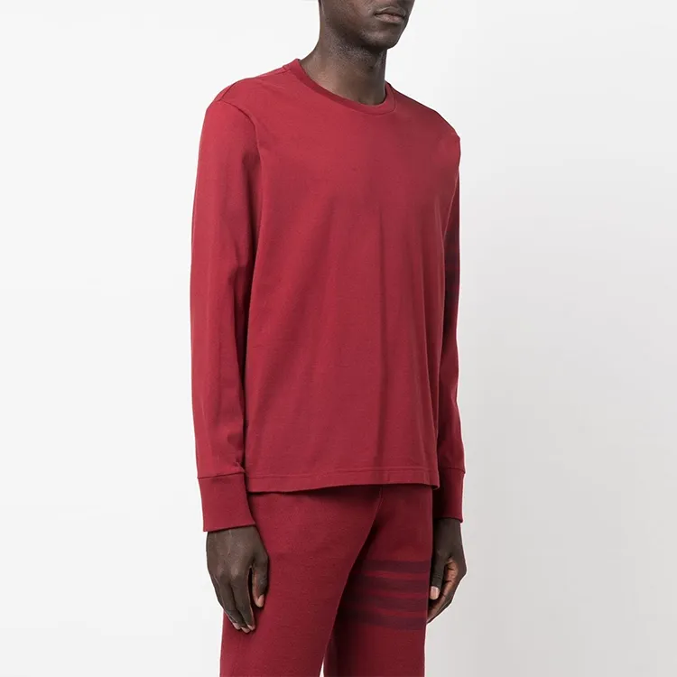 THOM BROWNE 4 Bar Stripe Long sleeve T shirt-2