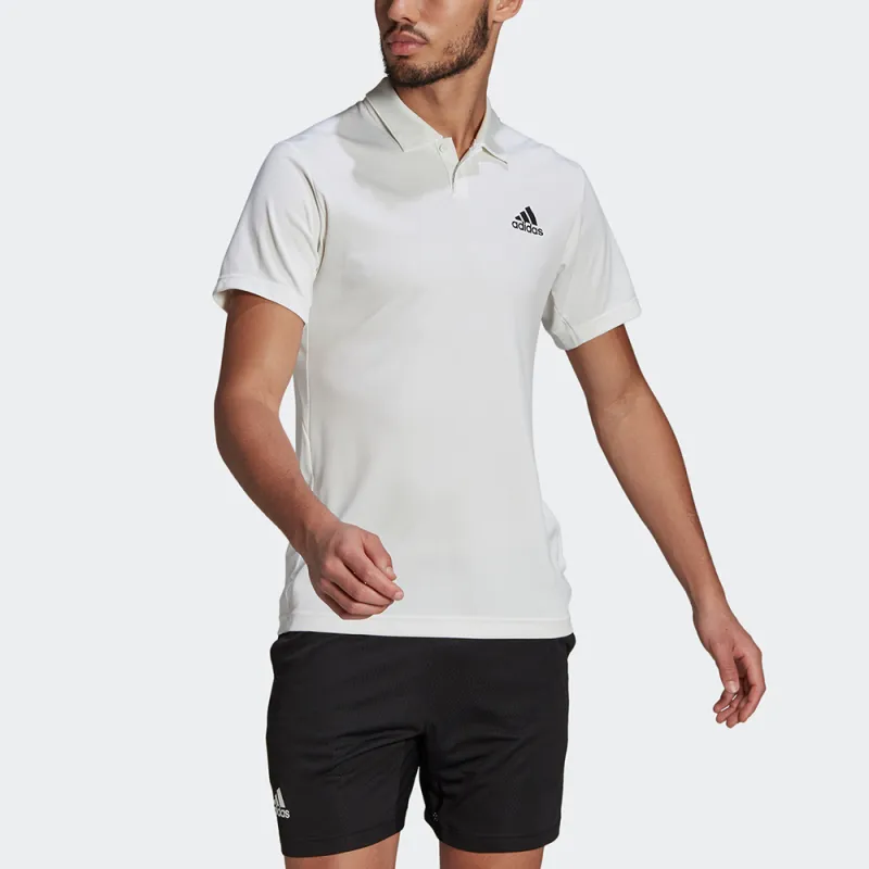 Adidas Polo Shirts Men White-2