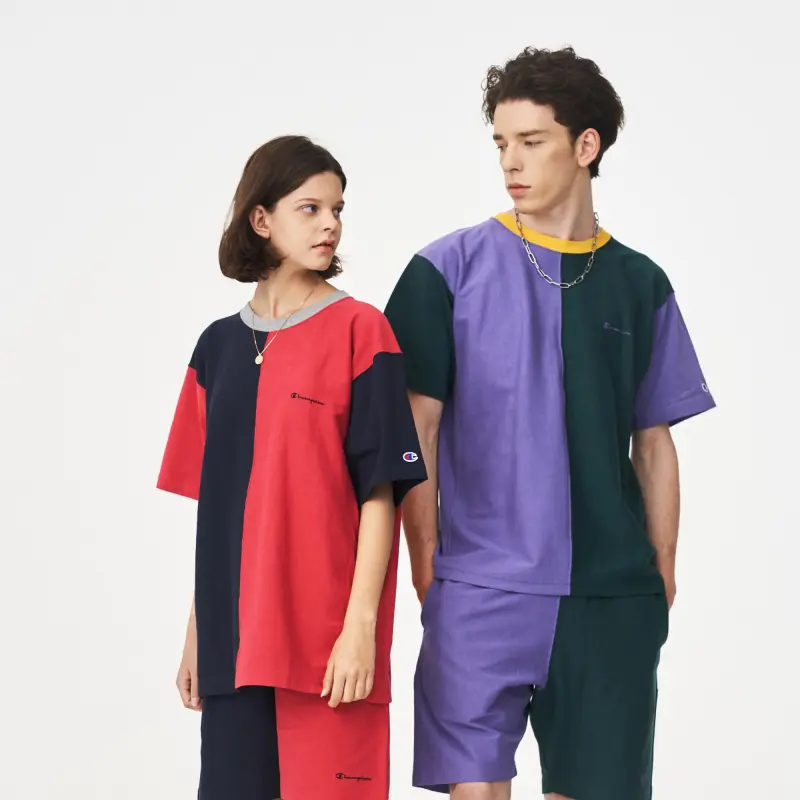 Champion Straight T Shirt Japan Version Unisex-11