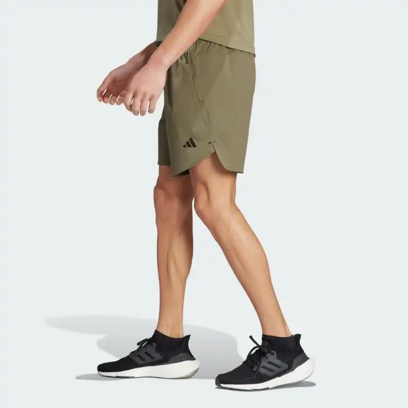 Adidas Casual Shorts Men Olive Green-3