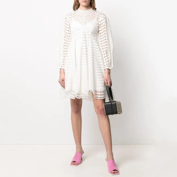 Zimmermann Short-Sleeved Dresses Women's White-1