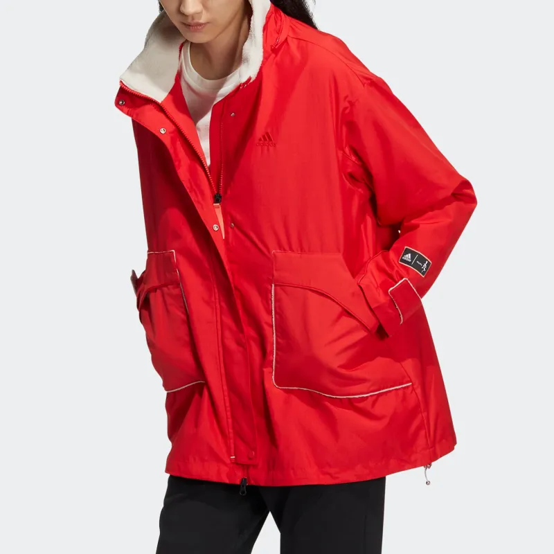 Adidas Jacket Women's Light Scarlet-3