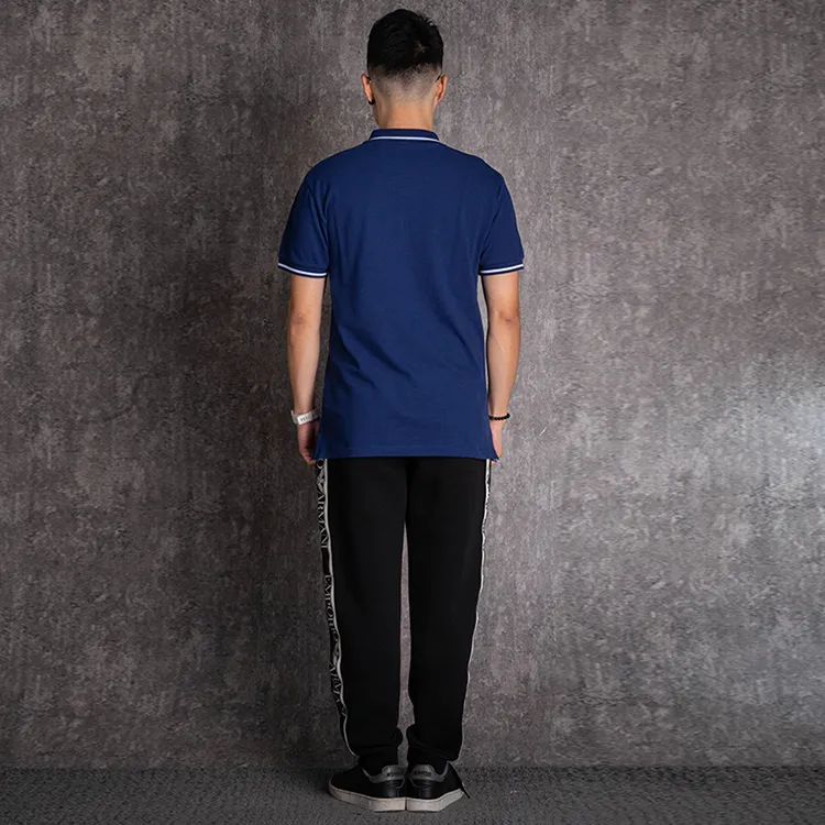 MOSCHINO Polo Shirts Men Blue-5