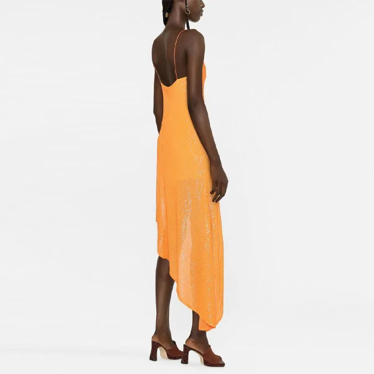 Rotate Sleeveless Dresses Women's Orange-3