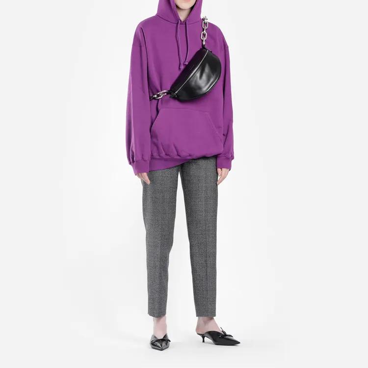 Balenciaga Cow Leather Sling Bag Women's Black-4