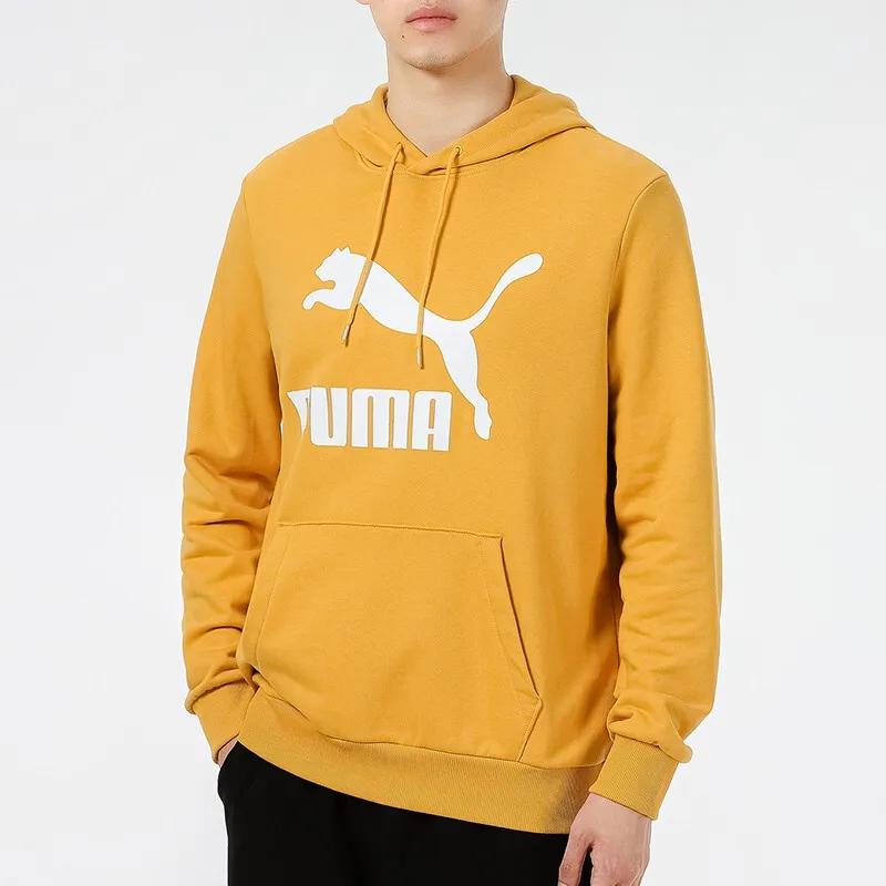 PUMA Sweatshirts Men Gold-4
