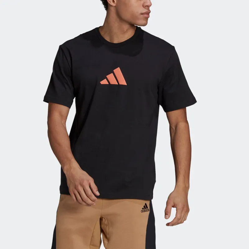 Adidas Set-in Sleeve T-Shirt Men's Black-3
