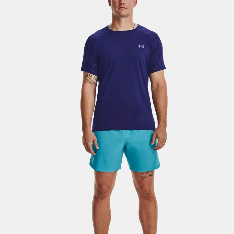 Under Armour RUSH T Shirt Men's Dark Blue-2