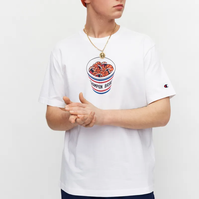 Champion T Shirts Unisex White-2