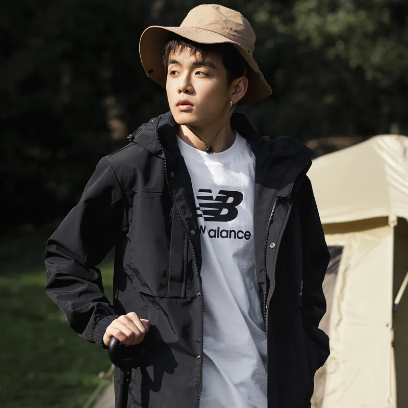 New Balance Jackets Men Black-7