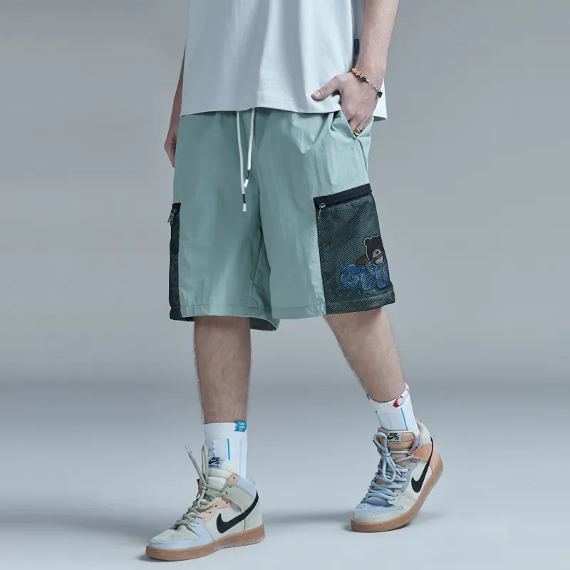 Guuka Casual Shorts Men Light Green-5
