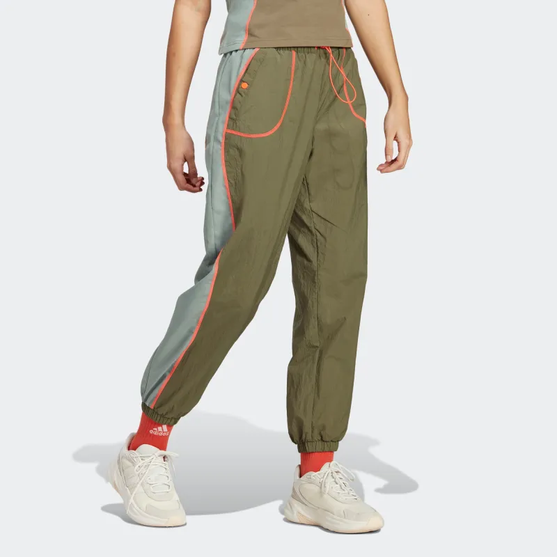 Adidas Casual Pants Women's Strata Olive Green-1