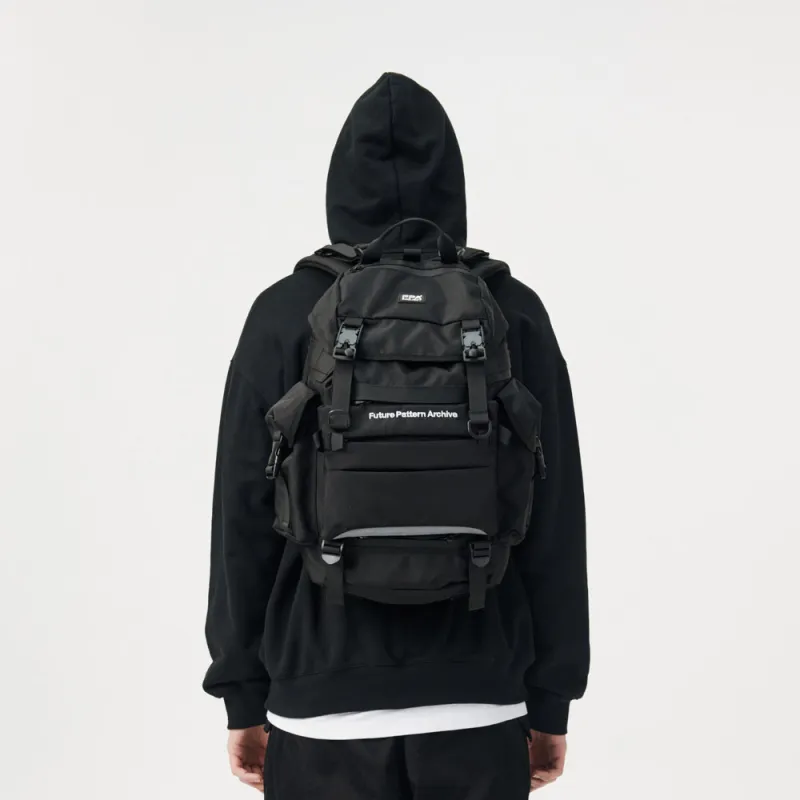 FPA Polyester Backpack Unisex Black-4