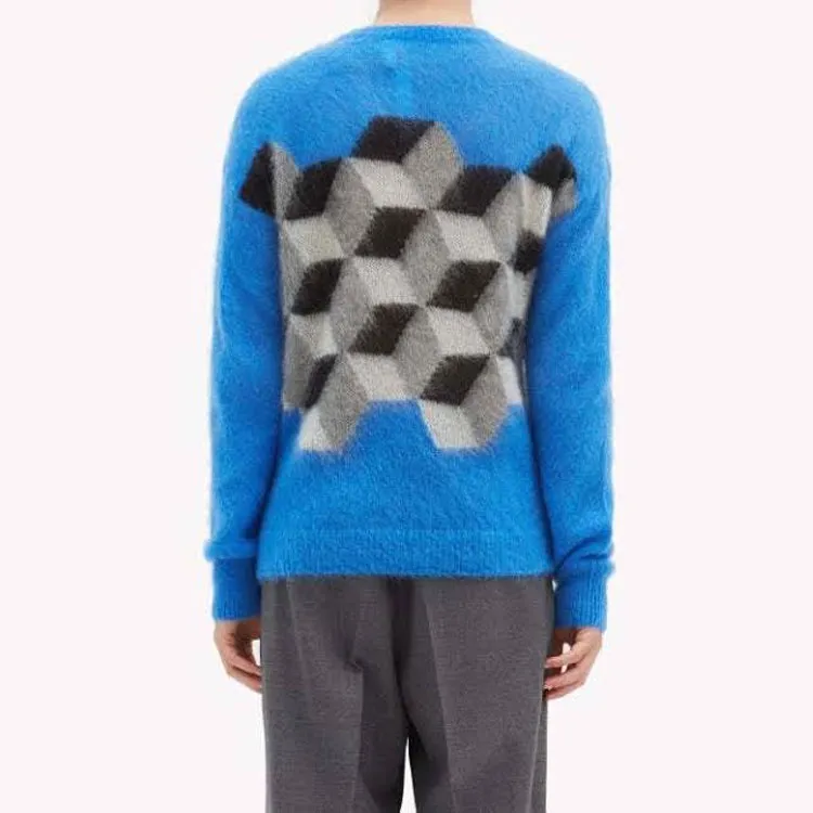 Fragment Design X Moncler GENIUS X Fujiwara Hiroshi FRGMT Sweaters Men Blue-1