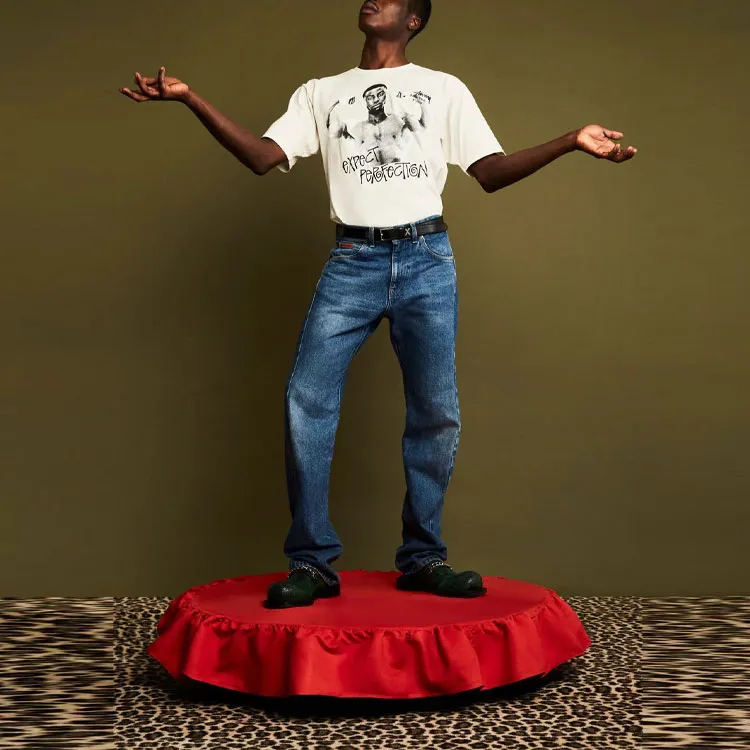Stussy X Martine Rose Stand Firm Pigment Dyed Tee-2