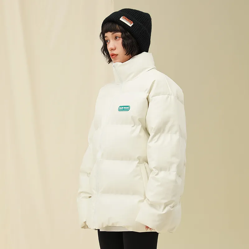 FRLMK Puffer Jacket Winter Unisex White-2