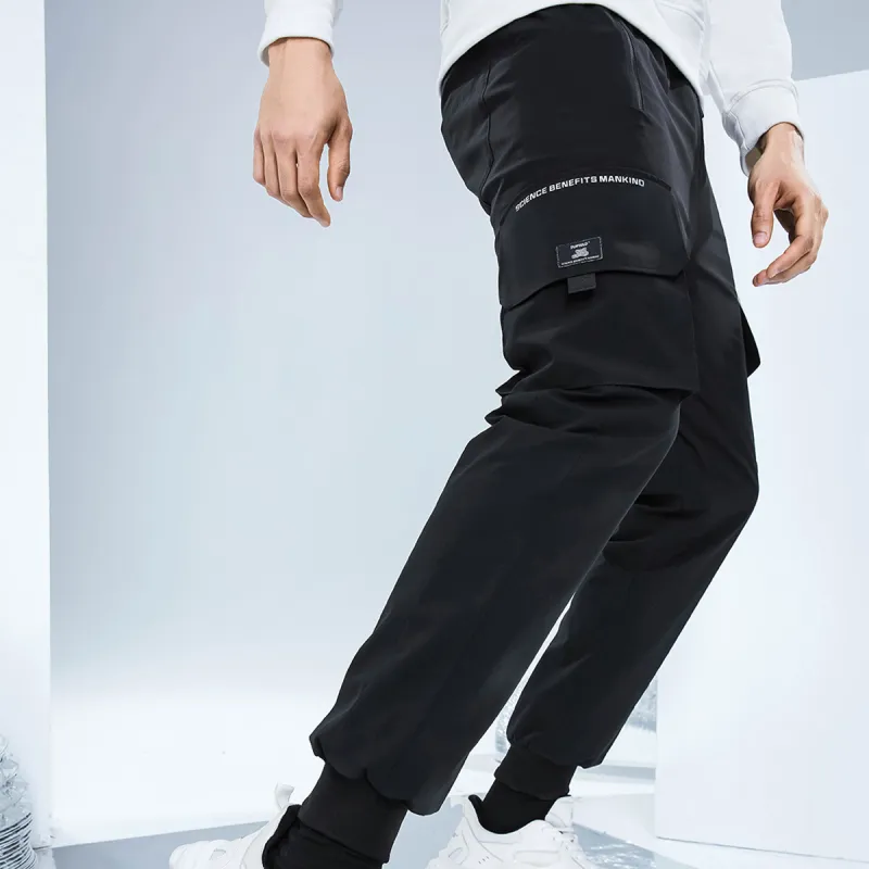 SUPIELD Hydrophobic Anti-fouling Series Straight Casual Pants Unisex Black-2