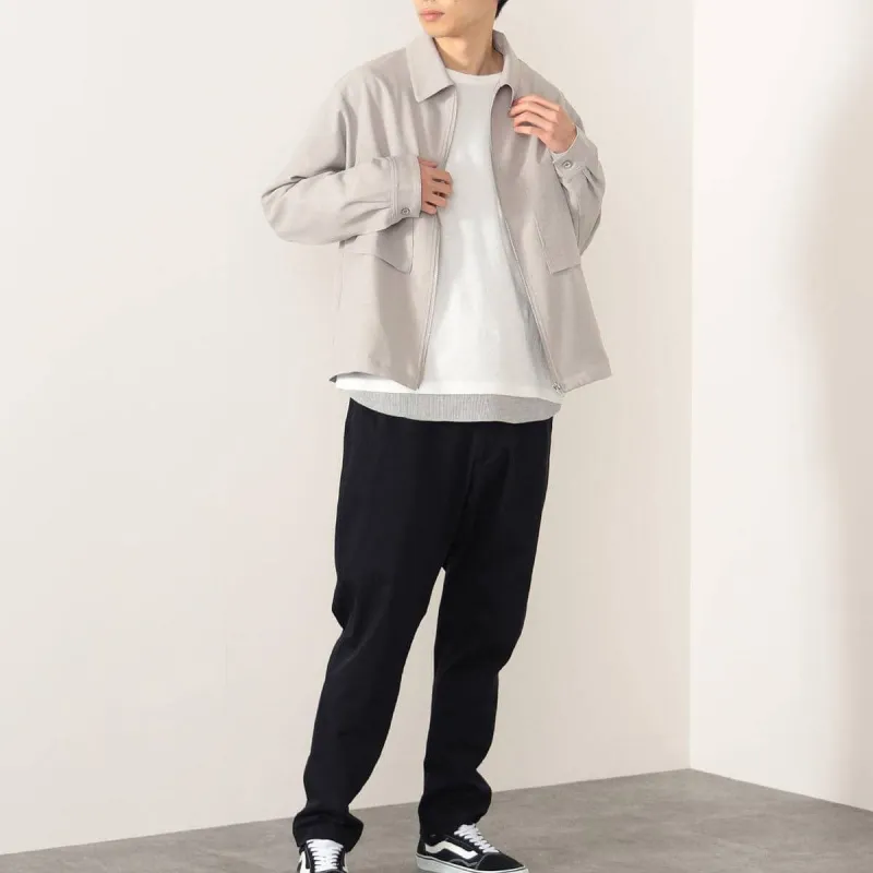 Beams Jackets Men Gray Beige-1