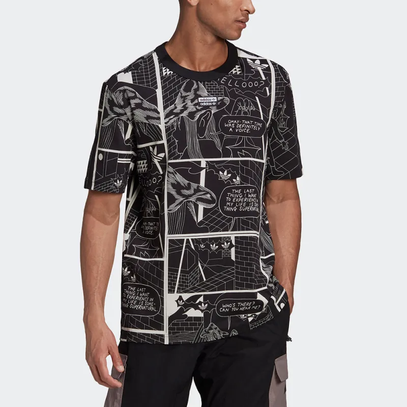 Adidas Originals T Shirt Men's Black-2