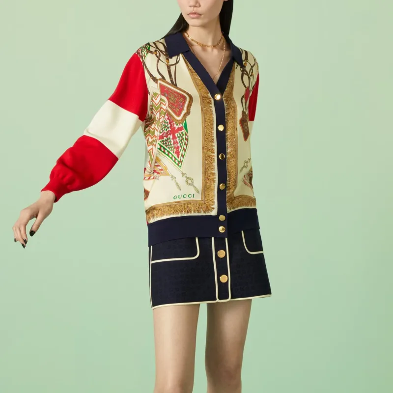 GUCCI Extra Fine Knit Cardigan-3
