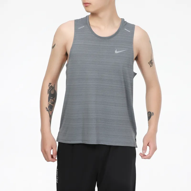 Nike Tank Tops Men Gray-2