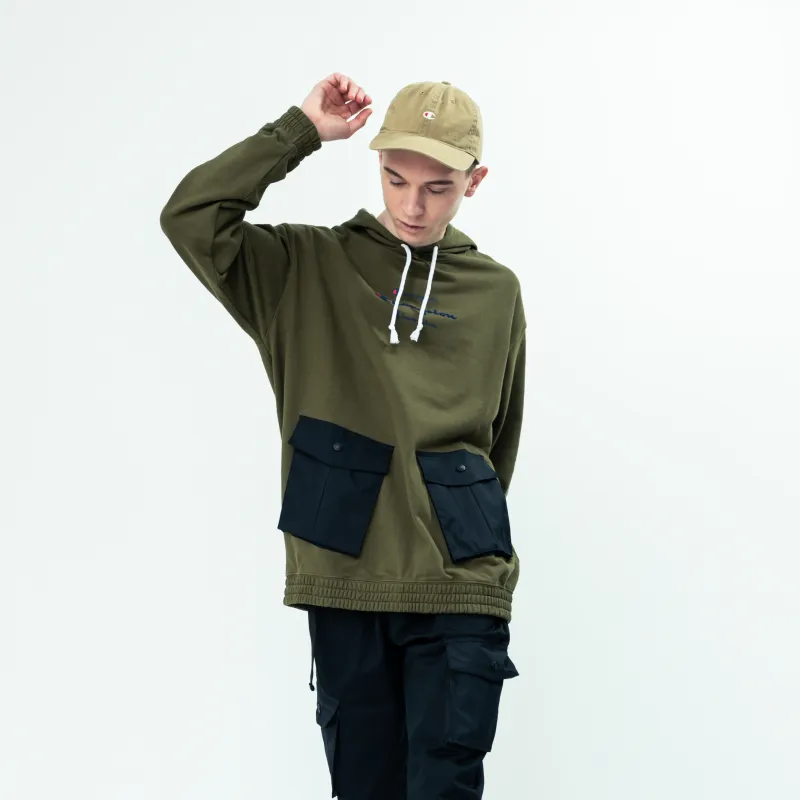 Champion Sweatshirt Unisex Olive Green-2