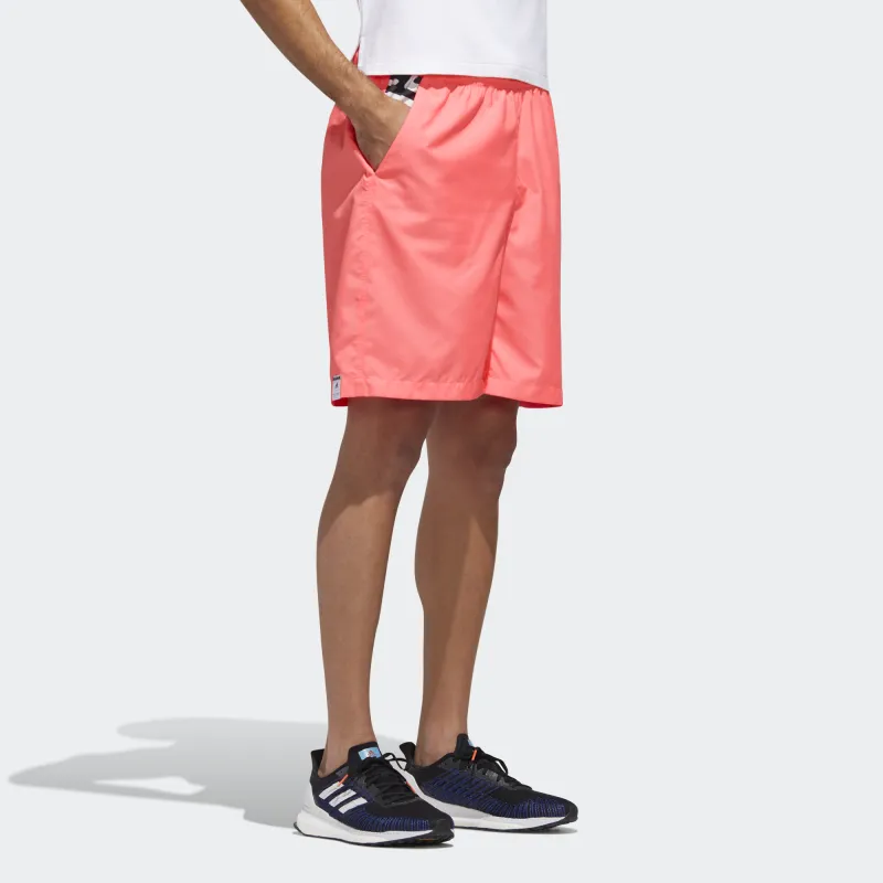Adidas Casual Shorts Men Pink-4