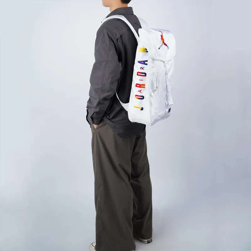 Jordan Polyester Basketball Bag Backpack Regular Unisex White-8