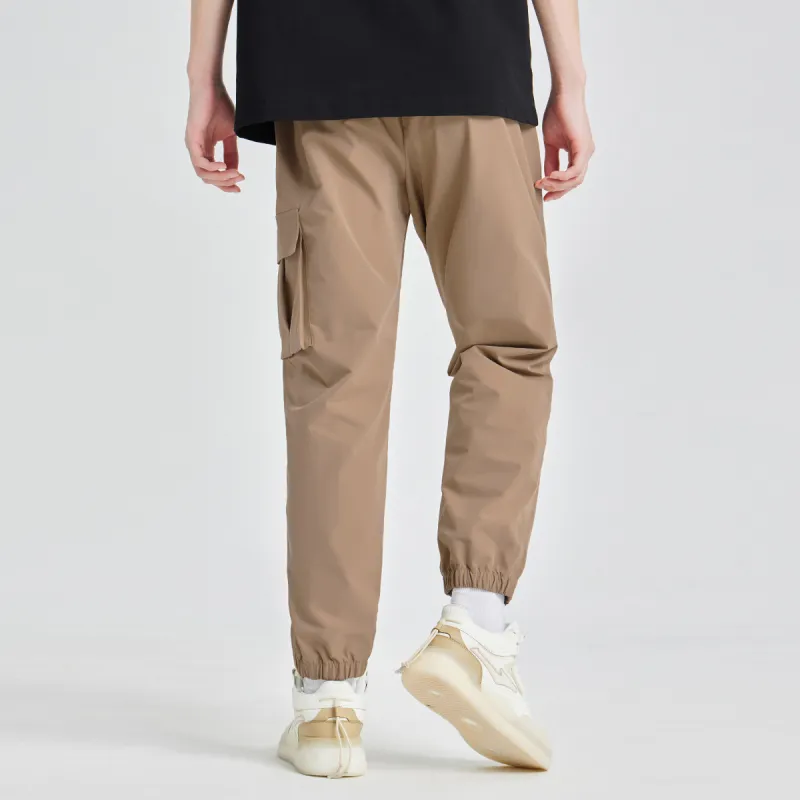 Erke Casual Pants Men's Latte Brown-3