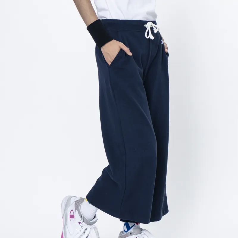 Champion Straight Casual Pants Japan Version Women's Navy Blue-4