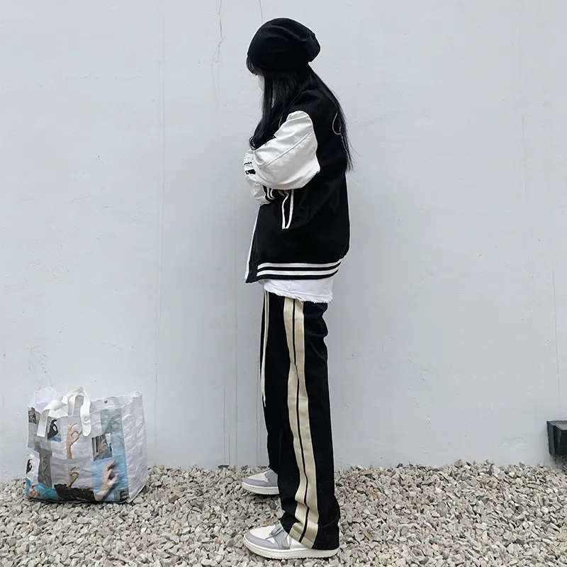 HELIPORT Casual Pants Spring And Fall Unisex Black-4