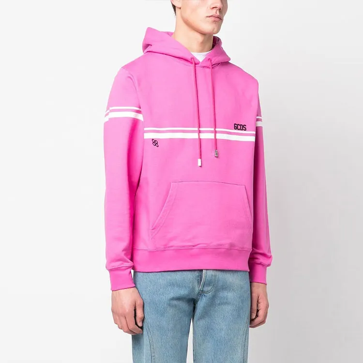 GCDS Logo Printed Drawstring Hoodie-3